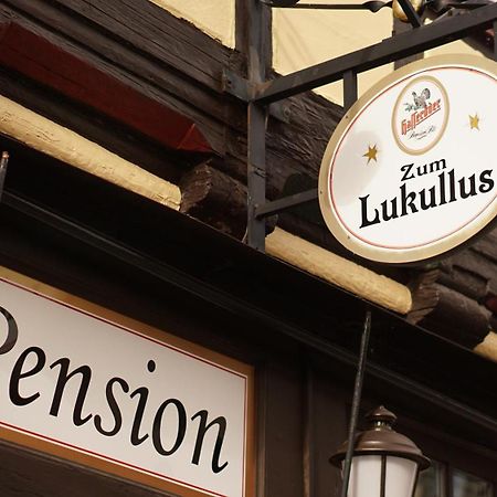 Pension Zum Lukullus Wernigerode Exterior photo